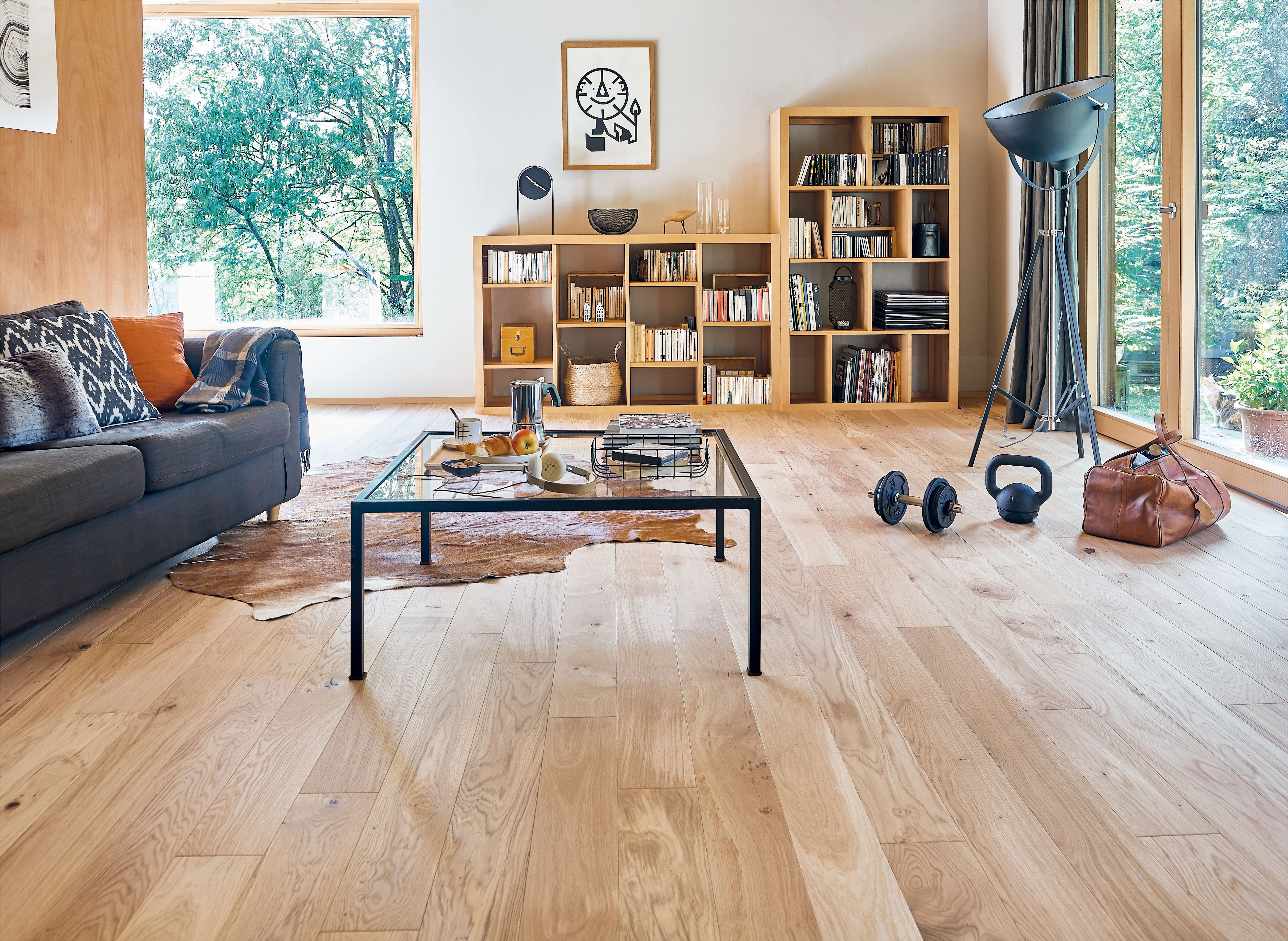 Floor French oak Intenso Bois flotté Diva 139 - Engineered wood floor