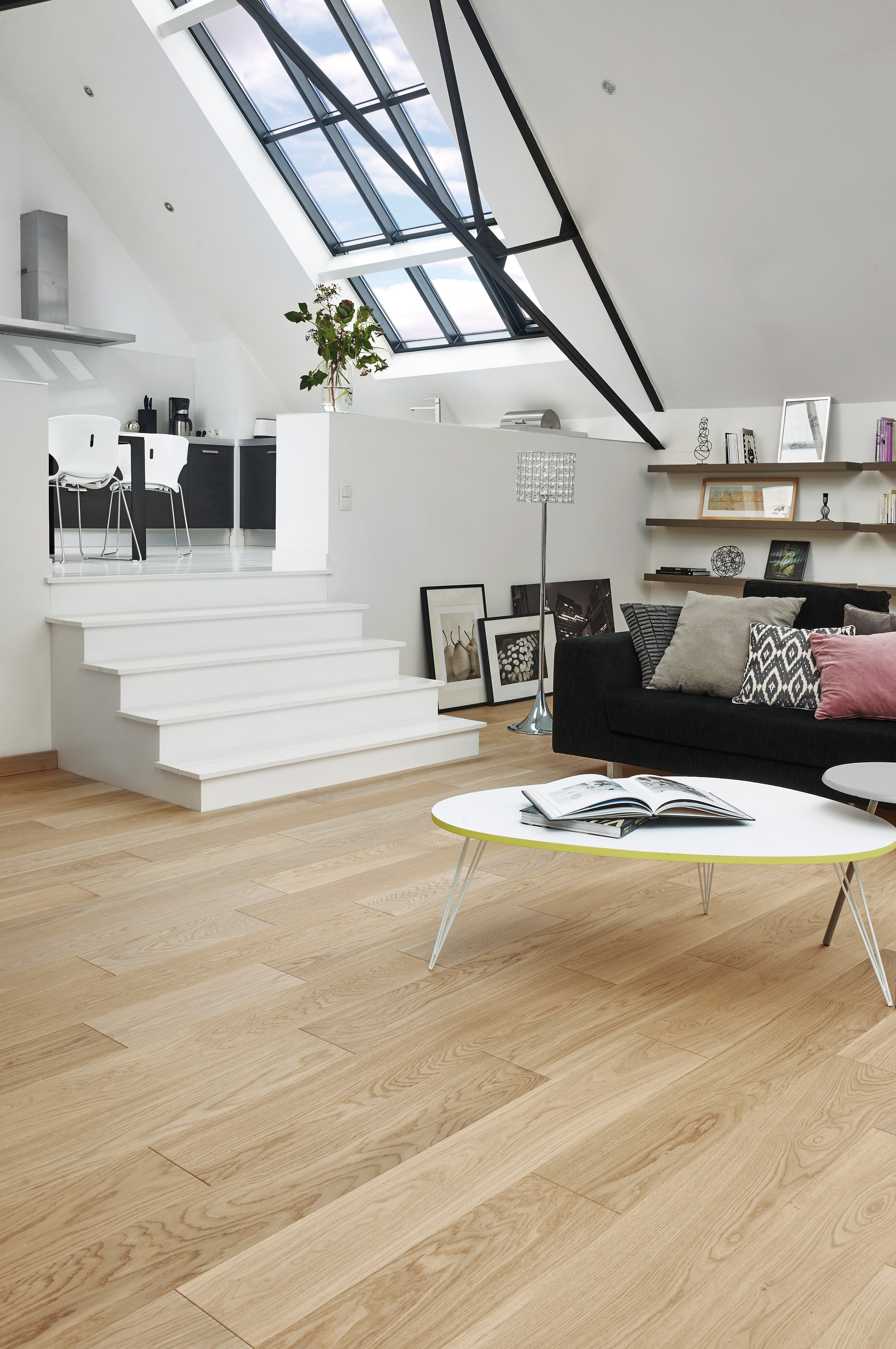 Floor French oak Classic Bois flotté Diva 184 - Engineered wood floor